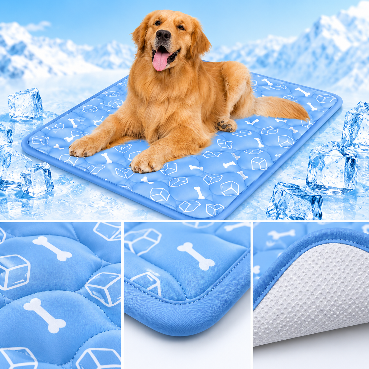 Cooling Comfort Pet Mat – Soft Everyday Resting Pad