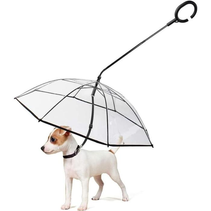 🐶 Hands-Free Dog Umbrella – Adjustable Rain Shield for Walks ☔🐾