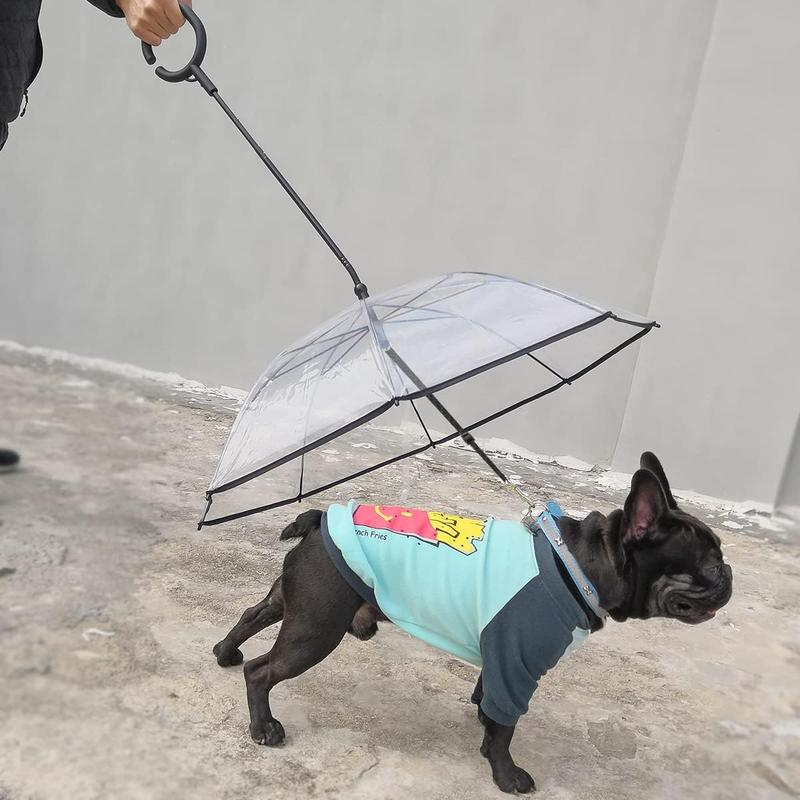 🐶 Hands-Free Dog Umbrella – Adjustable Rain Shield for Walks ☔🐾