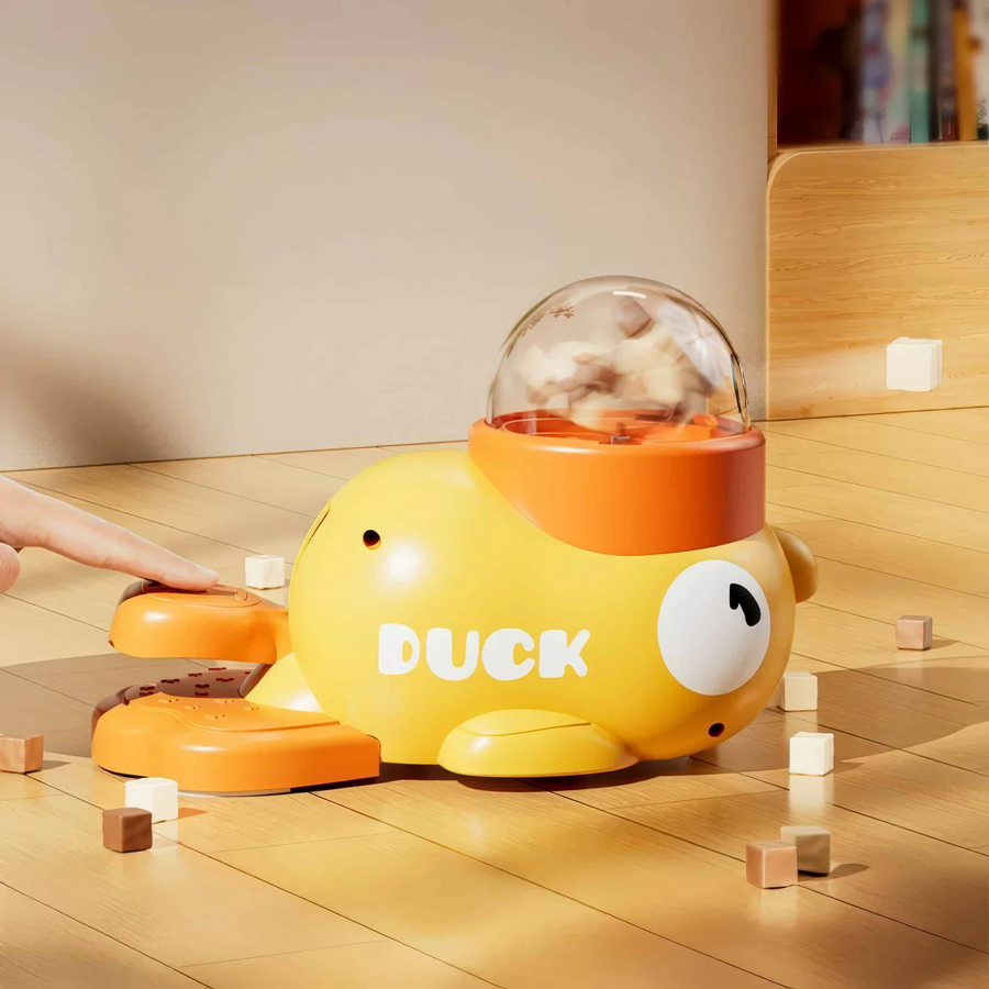 Interactive Duck Treat Dispenser – Puzzle Feeder & Reward Training Toy for Dogs & Cats