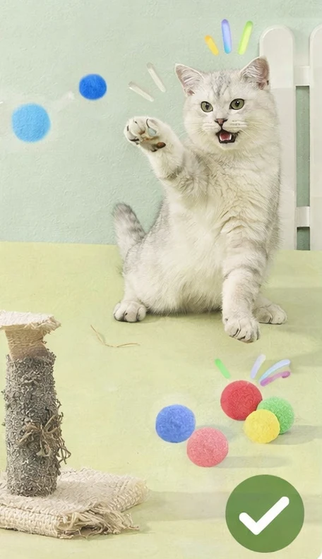 😻 30-Piece Interactive Cat Ball Launcher – Endless Chase & Pounce Fun 🐾