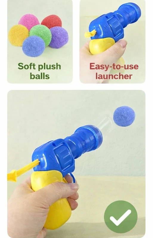 😻 30-Piece Interactive Cat Ball Launcher – Endless Chase & Pounce Fun 🐾