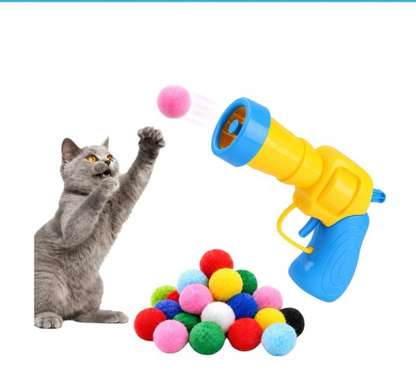 😻 30-Piece Interactive Cat Ball Launcher – Endless Chase & Pounce Fun 🐾