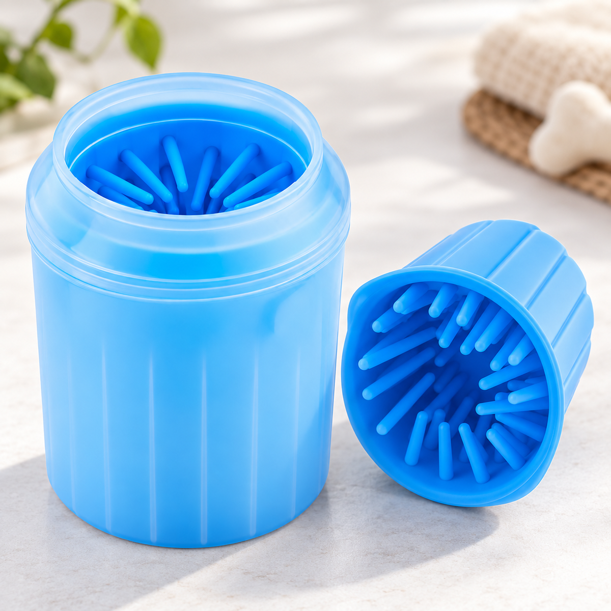 Multi-Size Pet Care Accessory – Orange, Green & Blue Options