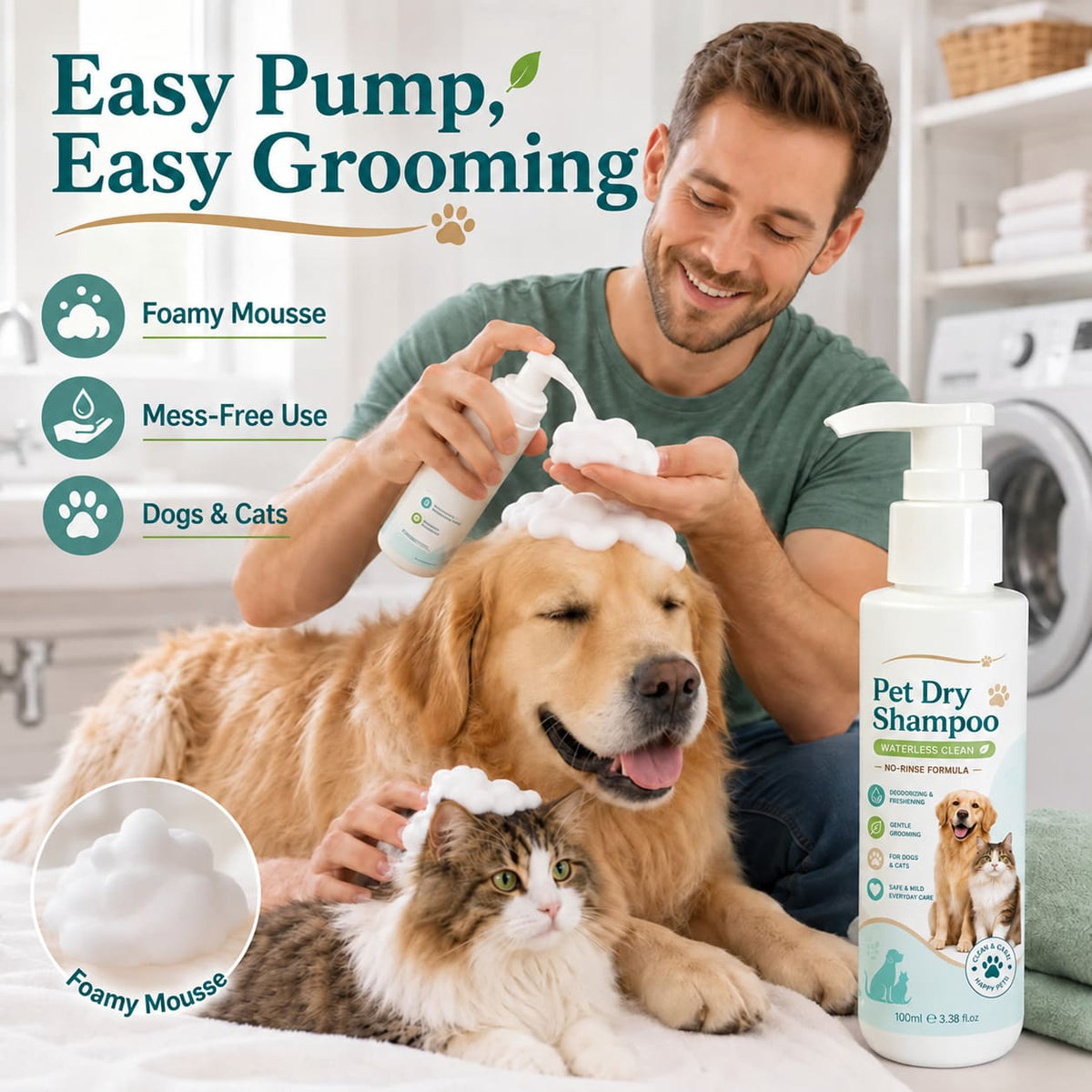 Free Pet Shampoo Mousse